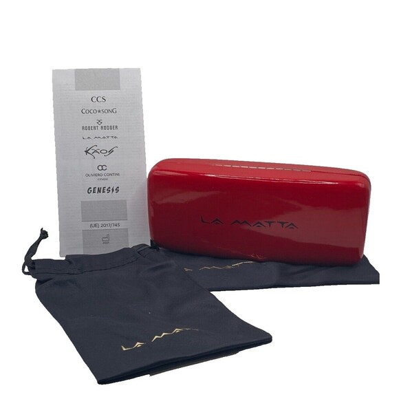 NEW LA MATTA LM3365 Eyeglass Frames Italy Frame 53-18-135 Case& Cloth - Picture 11 of 14